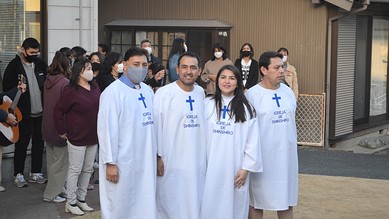 Bautismos de Jorge, Carolina y Wilbert El domingo 14 de febrero, se realizó el bautismo de nuestros hermanos Jorge Suárez y Carolina Salazar de Shinshiro, así...